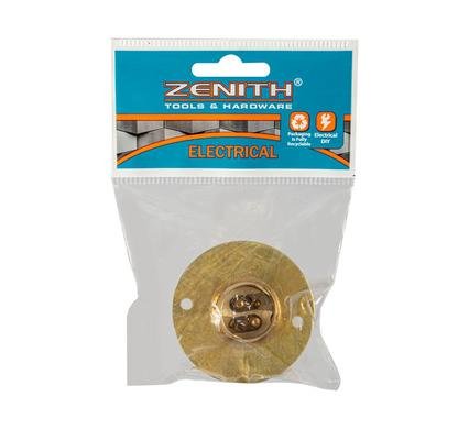 Batten-holder brass 50mm zenith