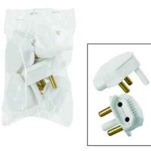 Plug-adaptor 2pin euro bottom-entry bulk
