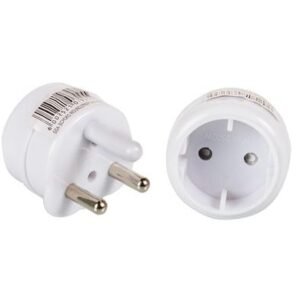 Plug eurodaptor 2-pin-shuko bulk