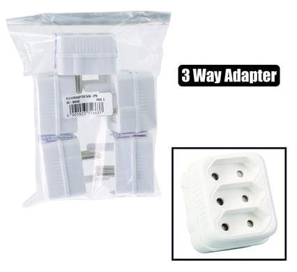 Plug eurodaptor 3x5a 2pin bulk