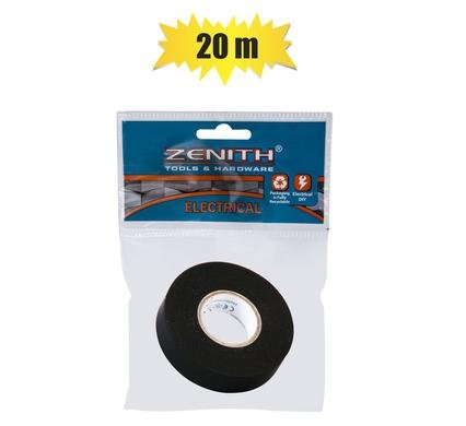 Ins-tape pl 18mmx20m black zenith
