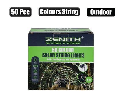 Solar garden light string colours 50's