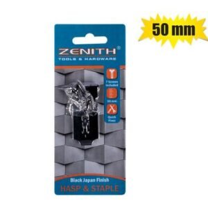 Hasp+staple bj safety+screw 50mm zenith