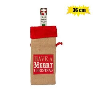 Xmas stationery gift bag wine 36cm