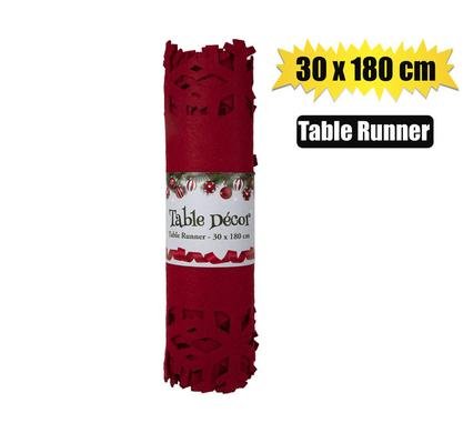 Xmas table decor runner 30x180cm