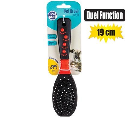 Pet dog/cat brush rubber 2-function