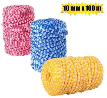 Ski-rope 10mm x100m-hank 2-color