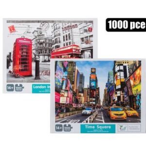 Puzzle jigsaw asstd 1000pc