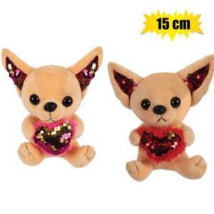 Plush dog chihuahua 15cm love