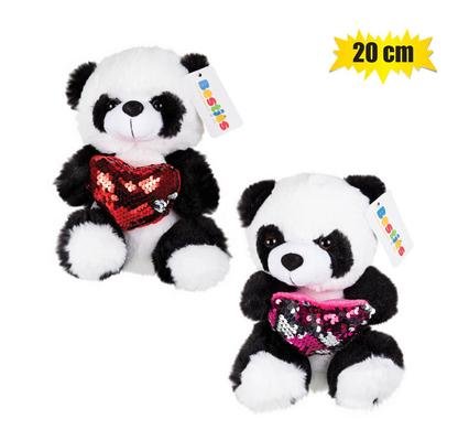 Plush panda 20cm love