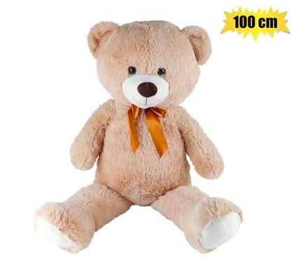 Plush bear fluffy jumbo 100cm