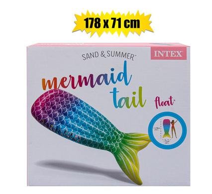 Intex lounger 178x71cm mermaid tail