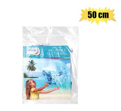 Aquanautics glitter ball blue 50cm