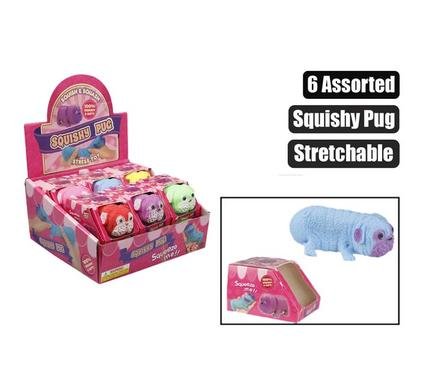 Animals stretch dog in box asstd