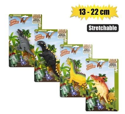 Animals dinosaurs stretch asstd 13-22cm