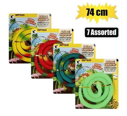 Animals stretch snake rubber 74cm