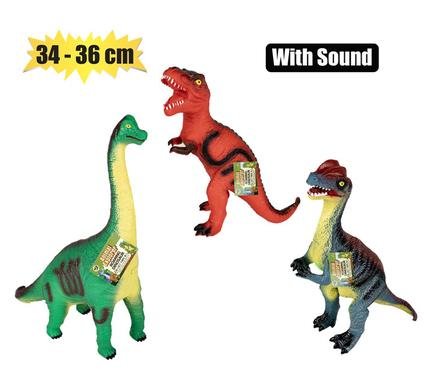 Animals dinosaur w/sound 34-36cm height
