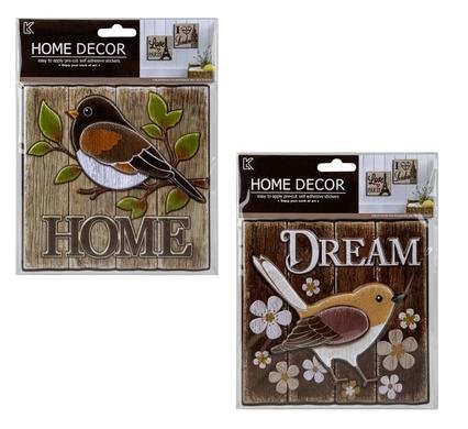 Sticker room decor words asstd