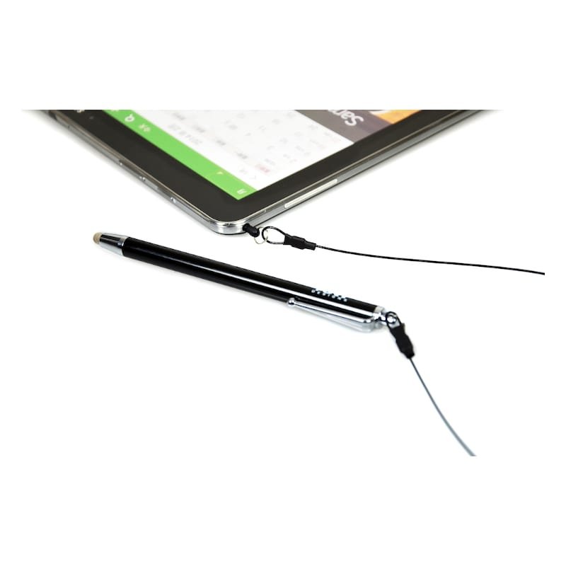 Port Designs Metallic Tip Stylus with 40cm Cable - Black - Image 3