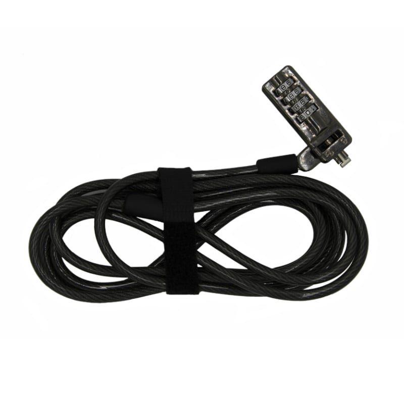GIZZU 2m Slimline Combination Notebook and Ultrabook Cable Lock - Image 2