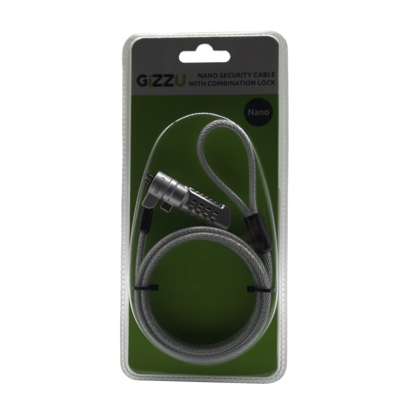 GIZZU 1.8m Nano Combination Lock Security Cable - Image 2