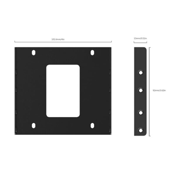ORICO 3.5" to 2.5" HDD Caddy - Black - Image 3
