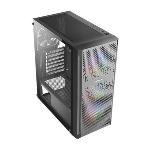 Antec NX290 ATX | Micro-ATX | ITX ARGB Mid-Tower Gaming Chassis - Black - Image 3