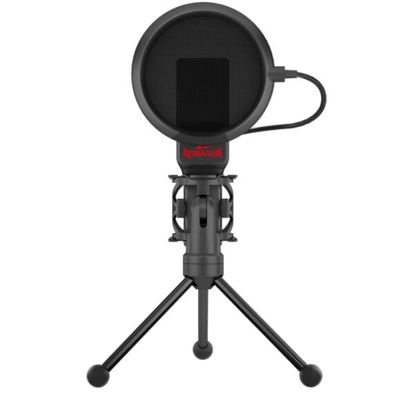 REDRAGON SEYFERT 3.5mm Aux Gaming Mic and Tripod - Black - Image 2